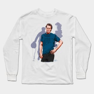 Sam Shepard - An illustration by Paul Cemmick Long Sleeve T-Shirt